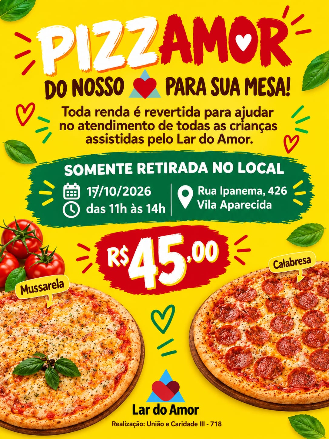 Pizzamor - Lar do Amor